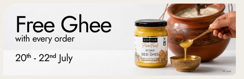 Kapiva Free Ghee With every order (20-22 july)