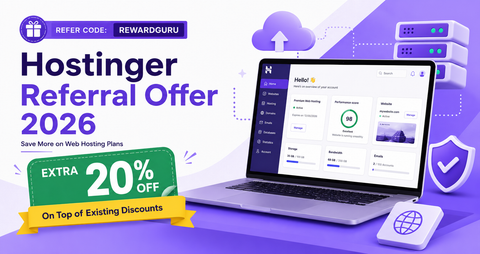 Hostinger Hosting Referral Offer 2026 – Get an Extra 20% Off on Top of Existing Discounts